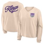 womens sacramento kings fanatics natural boxed out drop fashion long sleeve t-shirt – Genuine NBA Hats & Jerseys for Fans