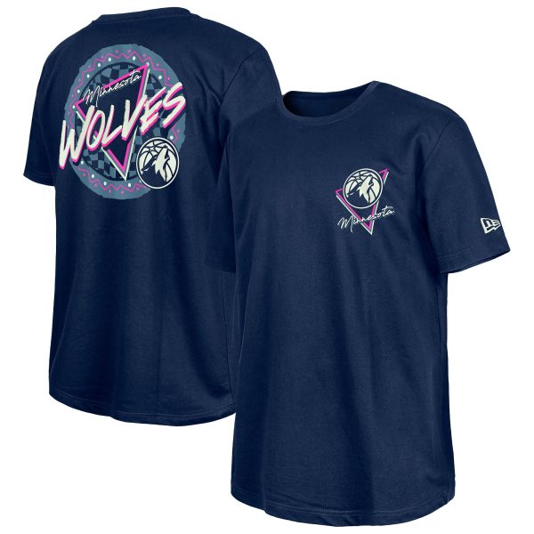 mens minnesota timberwolves new era navy glow-in-the-dark t-shirt – Genuine NBA Hats & Jerseys for Fans