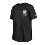 brooklyn nets new era black glow-in-the-dark t-shirt – Genuine NBA Hats & Jerseys for Fans