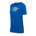 womens oklahoma city thunder new era blue glam game flower t-shirt – Genuine NBA Hats & Jerseys for Fans