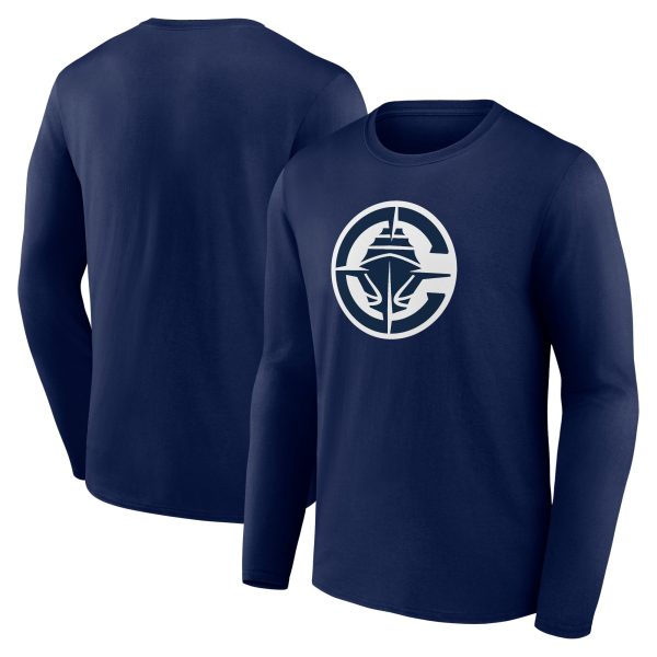 mens la clippers navy primary logo long sleeve t-shirt – Genuine NBA Hats & Jerseys for Fans