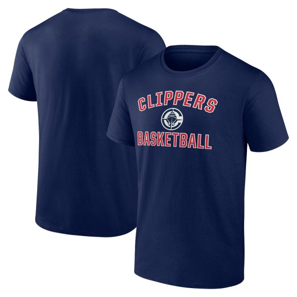 mens la clippers navy victory arch t-shirt – Genuine NBA Hats & Jerseys for Fans