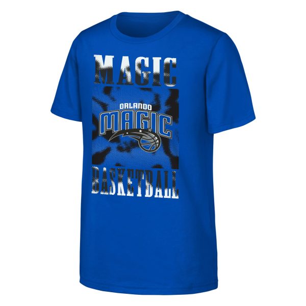 youth orlando magic blue garage hero t-shirt – Genuine NBA Hats & Jerseys for Fans
