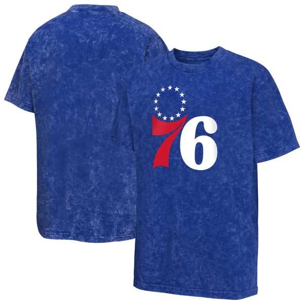 youth philadelphia 76ers royal rugged defense t-shirt – Genuine NBA Hats & Jerseys for Fans