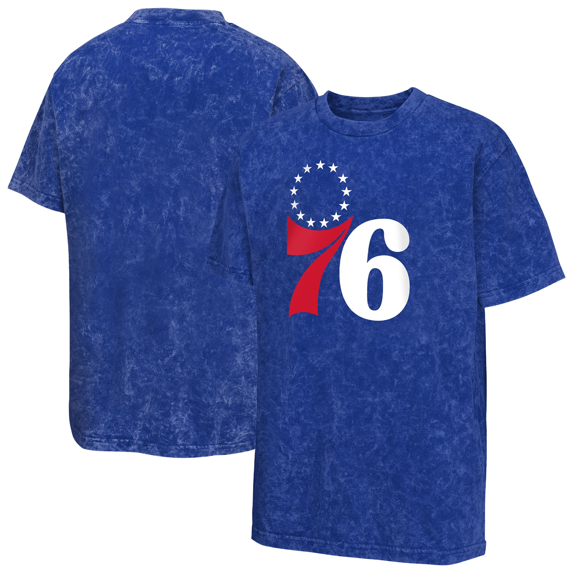 youth philadelphia 76ers royal rugged defense t-shirt – Genuine NBA Hats & Jerseys for Fans