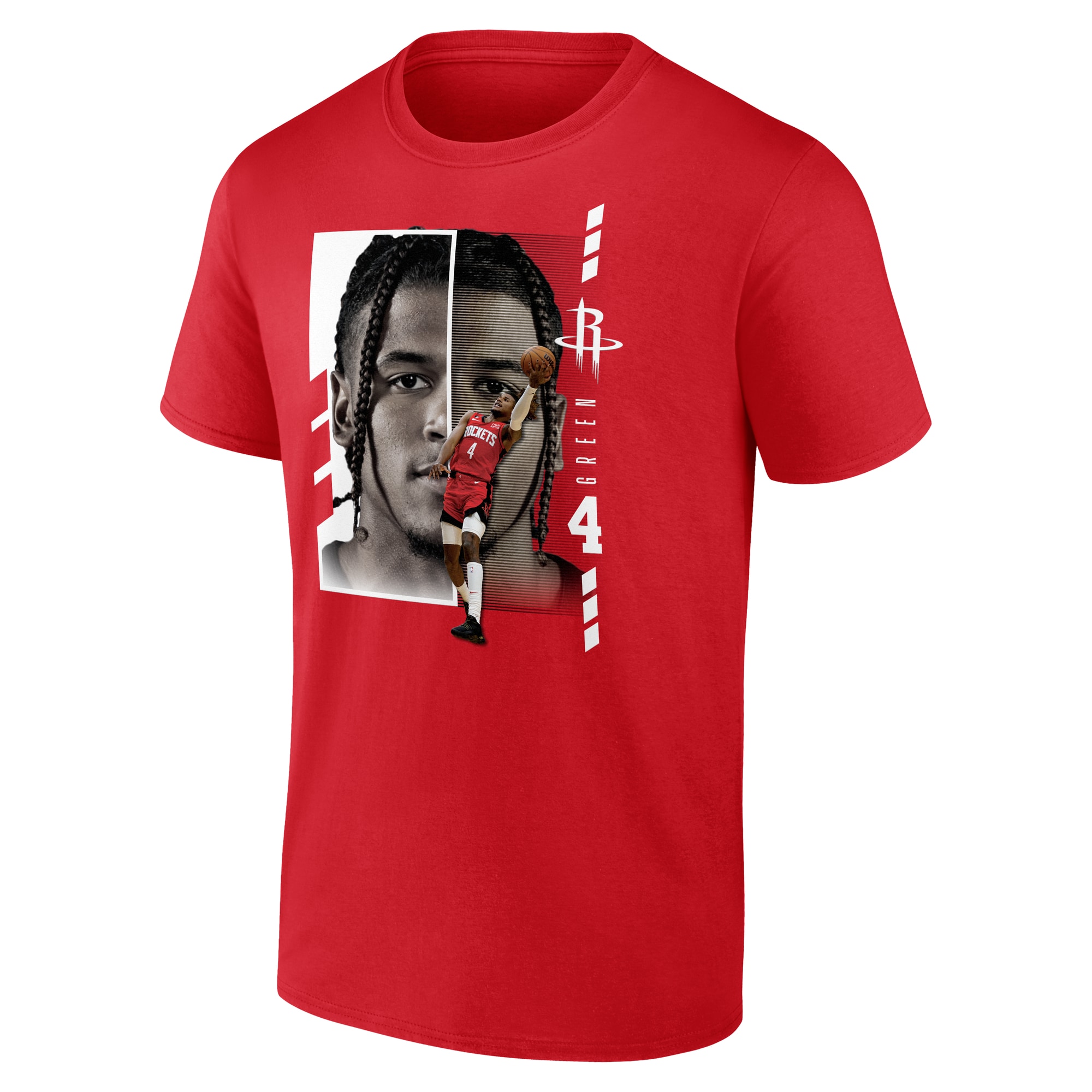 mens houston rockets jalen green red jump pass t-shirt – Genuine NBA Hats & Jerseys for Fans