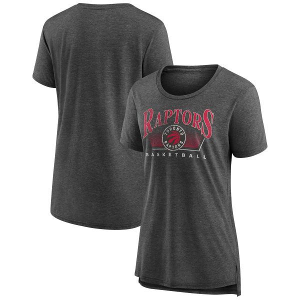 womens toronto raptors gray selection tri-blend t-shirt – Genuine NBA Hats & Jerseys for Fans
