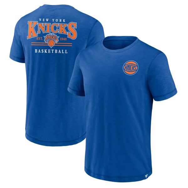 mens new york knicks fanatics royal slub team t-shirt – Genuine NBA Hats & Jerseys for Fans