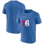 mens philadelphia 76ers fanatics heather royal iconic overtime t-shirt – Genuine NBA Hats & Jerseys for Fans