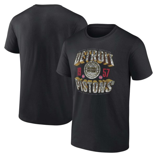 mens detroit pistons fanatics black quick strides t-shirt – Genuine NBA Hats & Jerseys for Fans