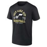 mens utah jazz fanatics black iconic the extras t-shirt – Genuine NBA Hats & Jerseys for Fans