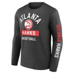 mens atlanta hawks fanatics black long sleeve t-shirt – Genuine NBA Hats & Jerseys for Fans