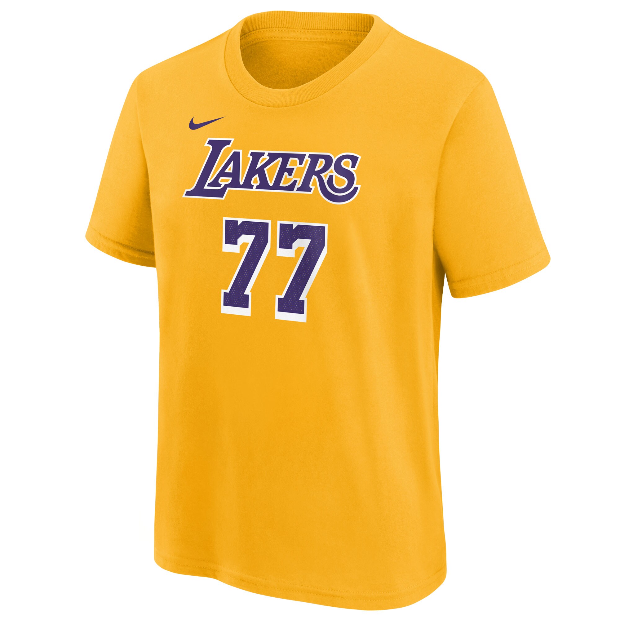 mens los angeles lakers luka dončić nike gold icon edition name  number t-shirt – Genuine NBA Hats & Jerseys for Fans
