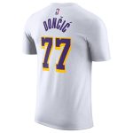 mens los angeles lakers luka dončić nike white statement edition name  number t-shirt – Genuine NBA Hats & Jerseys for Fans