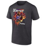 mens phoenix suns kevin durant charcoal 30k career points t-shirt – Genuine NBA Hats & Jerseys for Fans