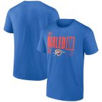 mens oklahoma city thunder fanatics blue 2025 northwest division champions locker room t-shirt – Genuine NBA Hats & Jerseys for Fans