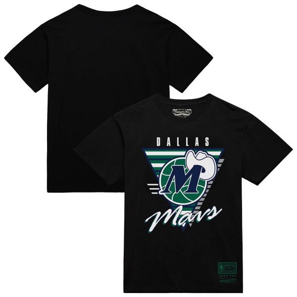 mens dallas mavericks mitchell  ness black worldwide collection tri-logo t-shirt – Genuine NBA Hats & Jerseys for Fans