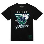 mens dallas mavericks mitchell  ness black worldwide collection tri-logo t-shirt – Genuine NBA Hats & Jerseys for Fans