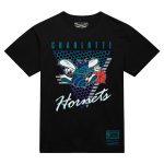 mens charlotte hornets mitchell  ness black worldwide collection tri-logo t-shirt – Genuine NBA Hats & Jerseys for Fans