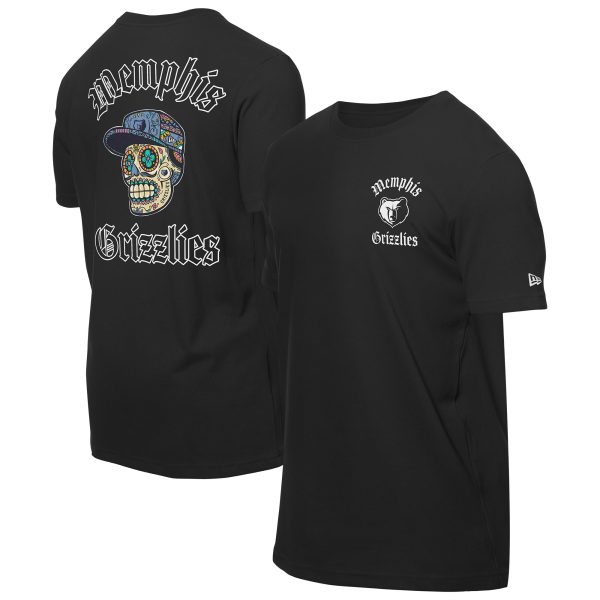 mens memphis grizzlies new era black sugar skulls t-shirt – Genuine NBA Hats & Jerseys for Fans