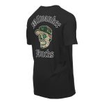 mens milwaukee bucks new era black sugar skulls t-shirt – Genuine NBA Hats & Jerseys for Fans