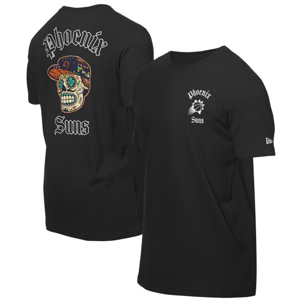 mens phoenix suns new era black sugar skulls t-shirt – Genuine NBA Hats & Jerseys for Fans