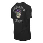mens sacramento kings new era black sugar skulls t-shirt – Genuine NBA Hats & Jerseys for Fans