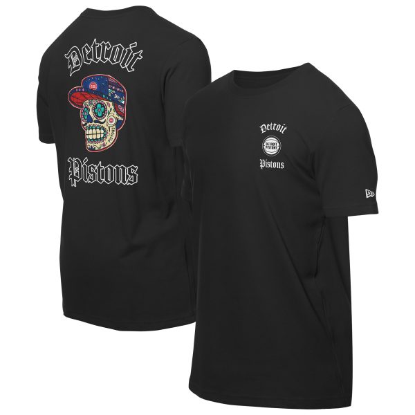 mens detroit pistons new era black sugar skulls t-shirt – Genuine NBA Hats & Jerseys for Fans