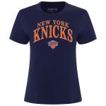 womens new york knicks sportiqe navy arcadia boxy t-shirt – Genuine NBA Hats & Jerseys for Fans
