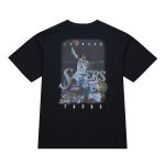 mens philadelphia 76ers allen iverson mitchell  ness black hardwood classics nba legends t-shirt – Genuine NBA Hats & Jerseys for Fans