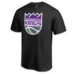 mens sacramento kings black primary logo t-shirt – Genuine NBA Hats & Jerseys for Fans