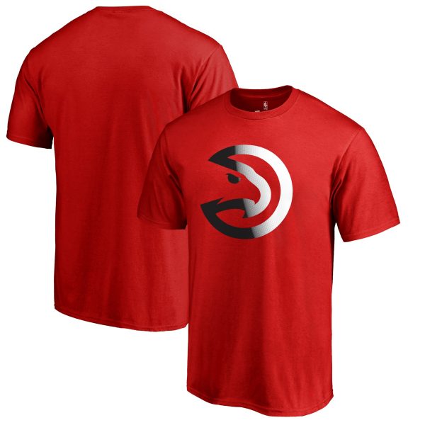 mens atlanta hawks red gradient logo t-shirt – Genuine NBA Hats & Jerseys for Fans