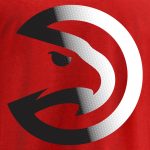 mens atlanta hawks red gradient logo t-shirt – Genuine NBA Hats & Jerseys for Fans