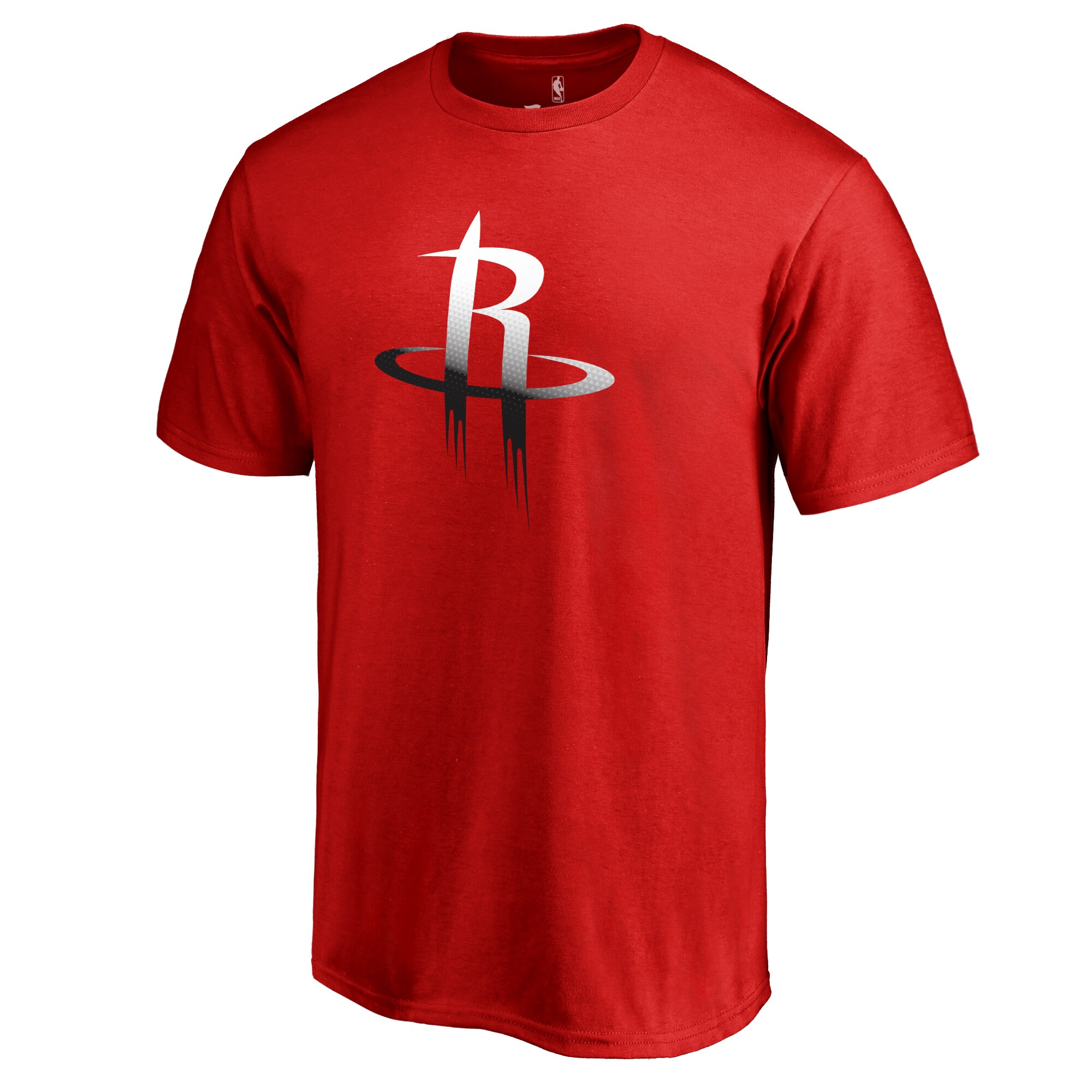 mens houston rockets red gradient logo t-shirt – Genuine NBA Hats & Jerseys for Fans