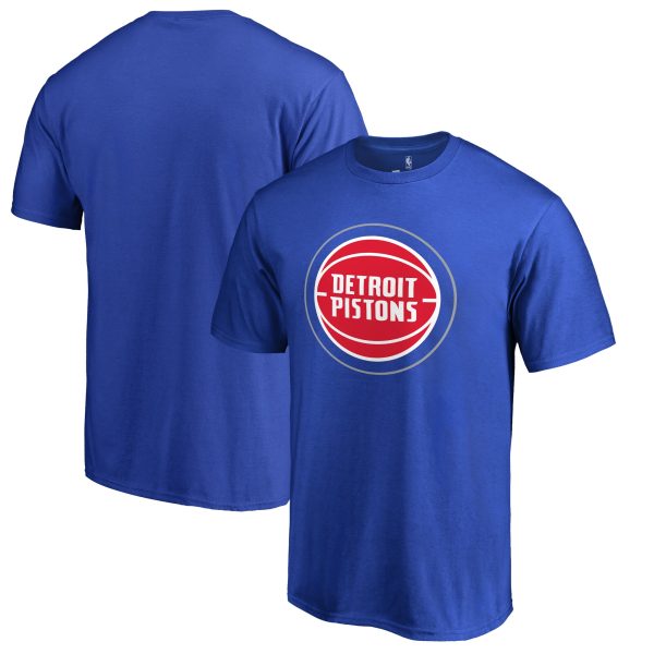 mens detroit pistons royal primary logo 2 t-shirt – Genuine NBA Hats & Jerseys for Fans