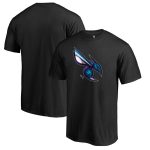 mens charlotte hornets black midnight mascot t-shirt – Genuine NBA Hats & Jerseys for Fans