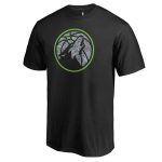 mens minnesota timberwolves black static logo t-shirt – Genuine NBA Hats & Jerseys for Fans
