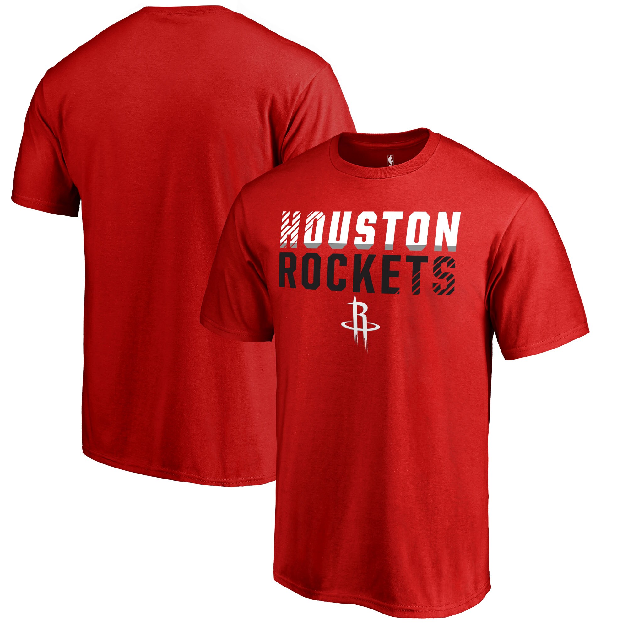 mens houston rockets red fade out t-shirt – Genuine NBA Hats & Jerseys for Fans