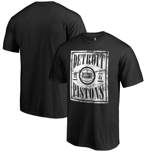 mens detroit pistons black court vision t-shirt – Genuine NBA Hats & Jerseys for Fans