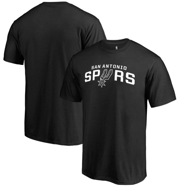 mens san antonio spurs black secondary logo t-shirt – Genuine NBA Hats & Jerseys for Fans