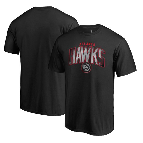 mens atlanta hawks black arch smoke t-shirt – Genuine NBA Hats & Jerseys for Fans