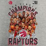 womens toronto raptors fanatics heather charcoal 2019 nba finals champions caricature roster v-neck t-shirt – Genuine NBA Hats & Jerseys for Fans