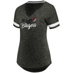 womens portland trail blazers fanatics graywhite showtime winning with pride notch neck t-shirt – Genuine NBA Hats & Jerseys for Fans