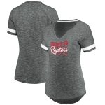 womens toronto raptors fanatics graywhite showtime winning with pride notch neck t-shirt – Genuine NBA Hats & Jerseys for Fans