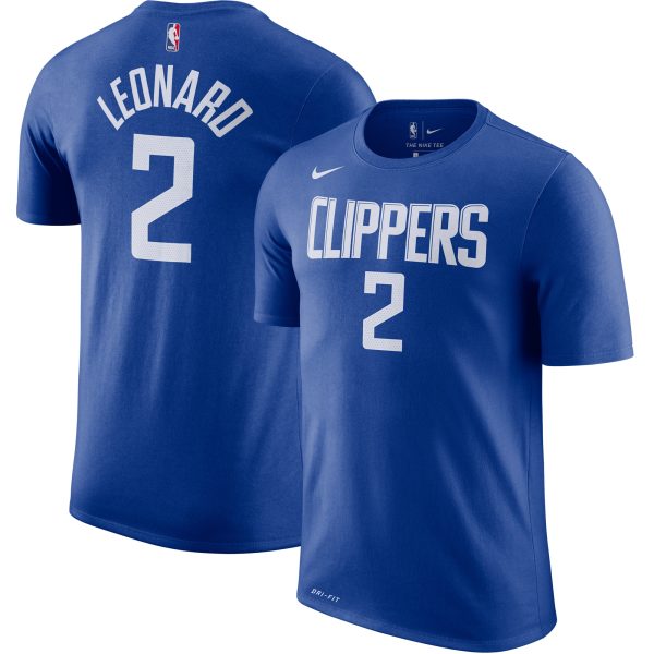 mens la clippers kawhi leonard nike royal 20192020 name  number performance t-shirt – Genuine NBA Hats & Jerseys for Fans