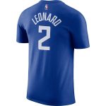 mens la clippers kawhi leonard nike royal 20192020 name  number performance t-shirt – Genuine NBA Hats & Jerseys for Fans