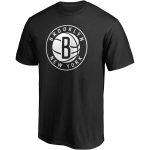 mens brooklyn nets fanatics black primary team logo t-shirt – Genuine NBA Hats & Jerseys for Fans