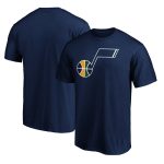 mens utah jazz fanatics navy primary team logo t-shirt – Genuine NBA Hats & Jerseys for Fans