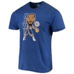 mens la clippers kawhi leonard 47 heathered royal bobblehead t-shirt – Genuine NBA Hats & Jerseys for Fans