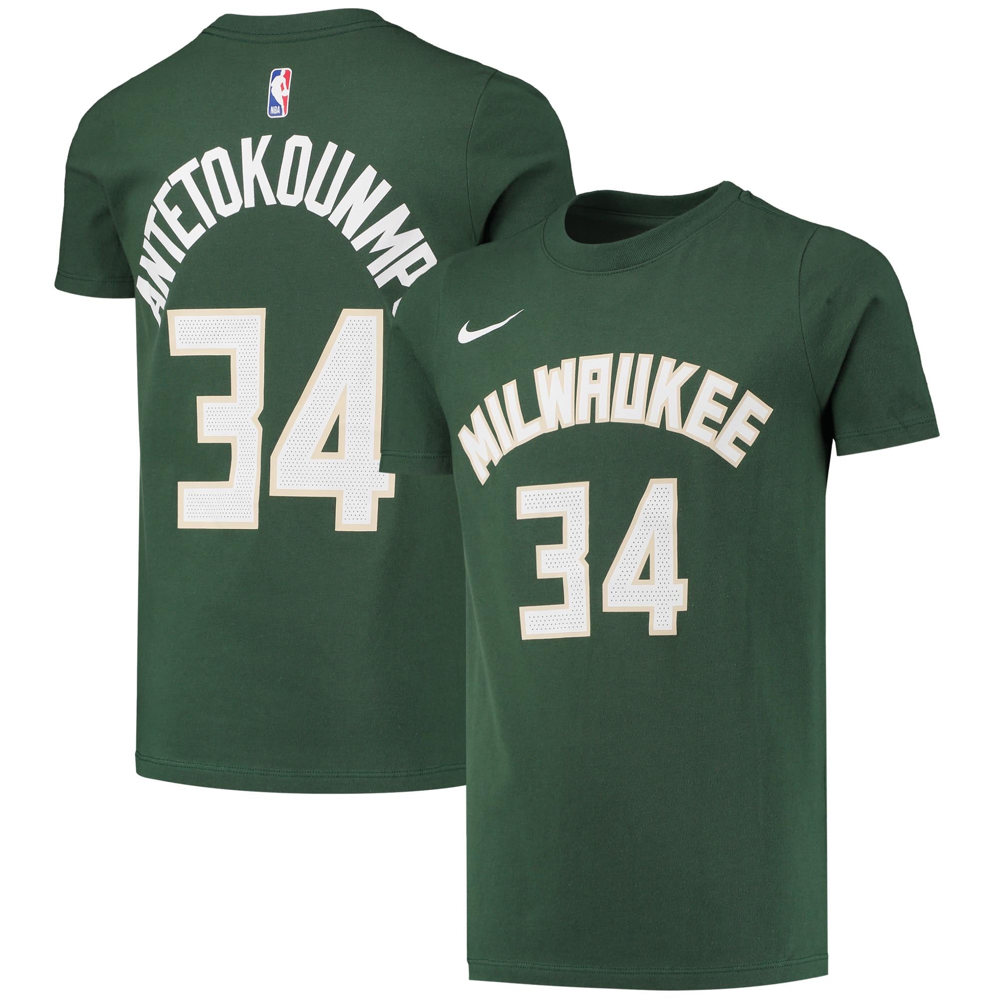 youth milwaukee bucks giannis antetokounmpo nike hunter green logo name number performance t-shirt – Genuine NBA Hats & Jerseys for Fans youth milwaukee bucks giannis antetokounmpo nike hunter green logo name number performance t-shirt – Genuine NBA Hats & Jerseys for Fans